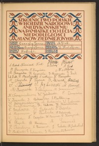 Podpis H. Banuszyńska na stronie nr 105 w tomie nr 74