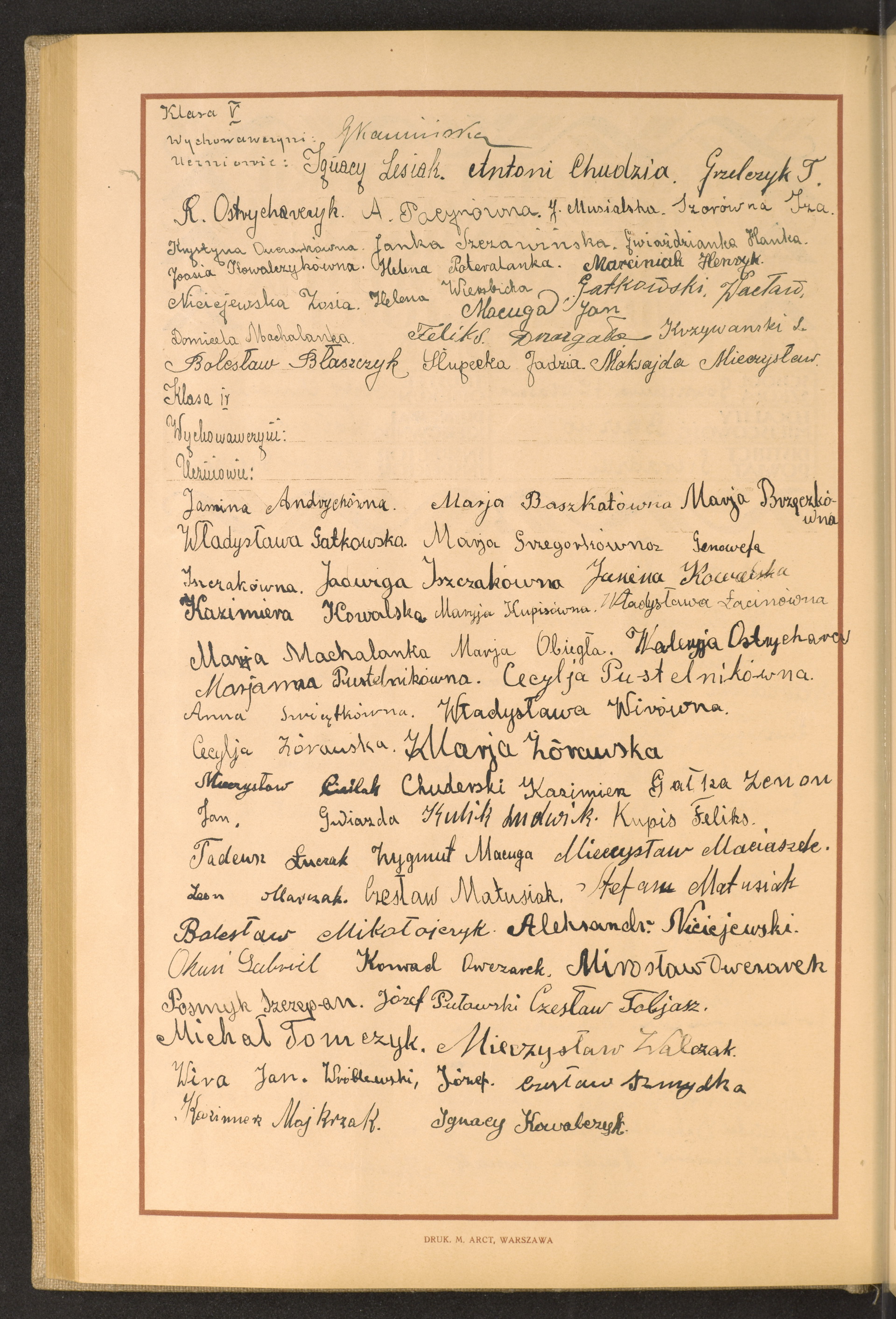 Podpis Mieczysław Maksajda na stronie nr 160 w tomie nr 74