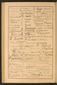 Podpis P. Beldoch na stronie nr 188 w tomie nr 74