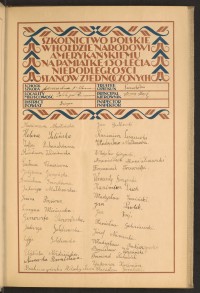 Podpis Władysława Bakierzyńska na stronie nr 27 w tomie nr 75