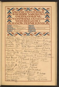 Podpis S. Arceusz na stronie nr 29 w tomie nr 75