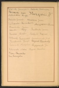 Podpis Janina Brzemińska na stronie nr 32 w tomie nr 75