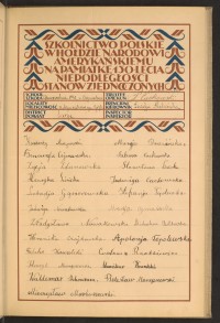 Podpis Maria Brzezińska na stronie nr 47 w tomie nr 75