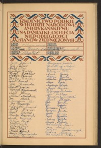 Podpis Franciszek Bernacki na stronie nr 85 w tomie nr 75