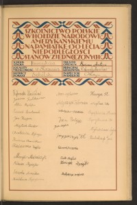 Podpis Zofia Bielawska na stronie nr 185 w tomie nr 76