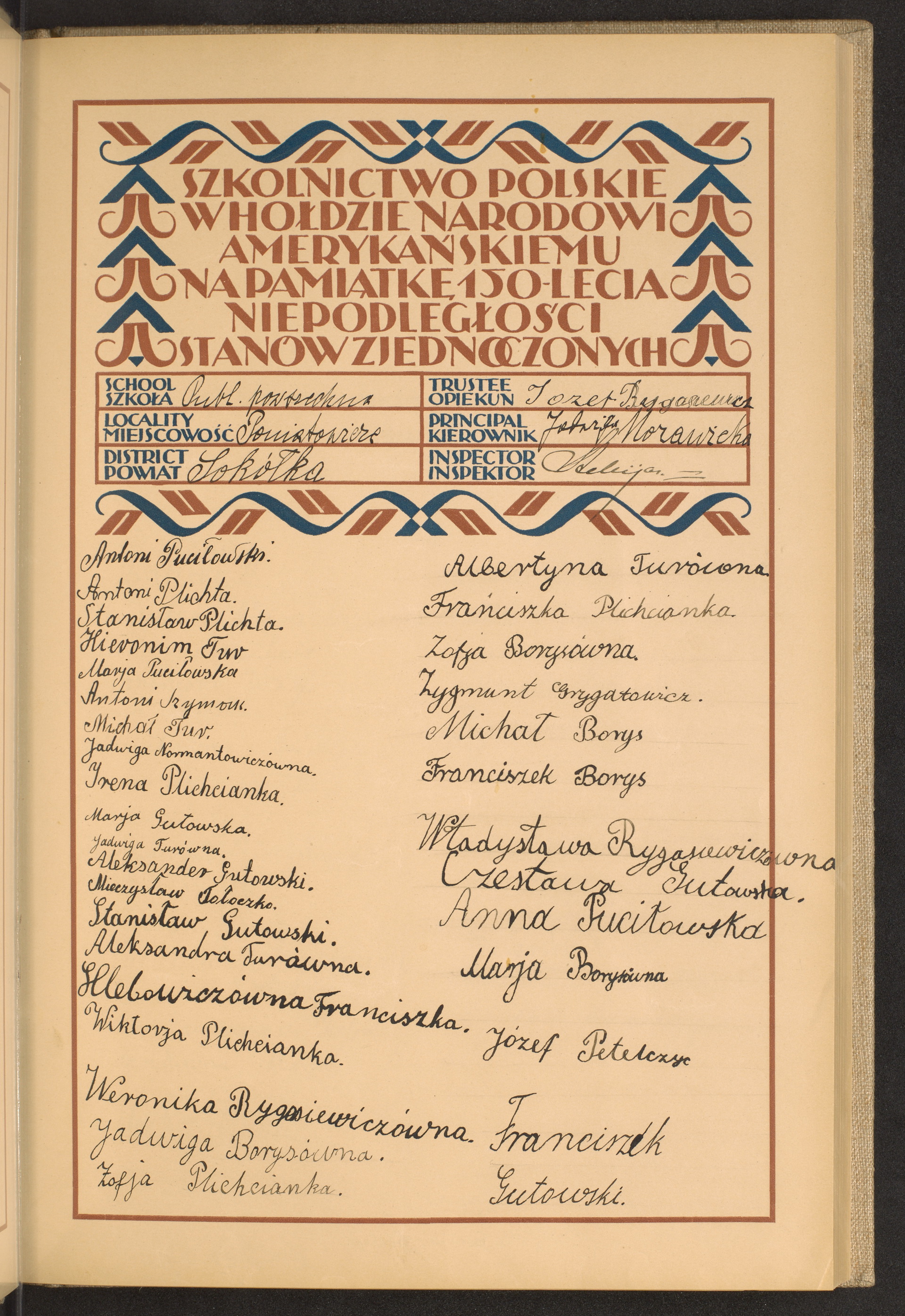 Podpis Franciszek Gutowski na stronie nr 31 w tomie nr 77
