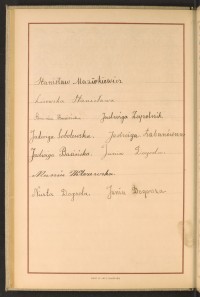 Podpis Bronisława Basińska na stronie nr 78 w tomie nr 77