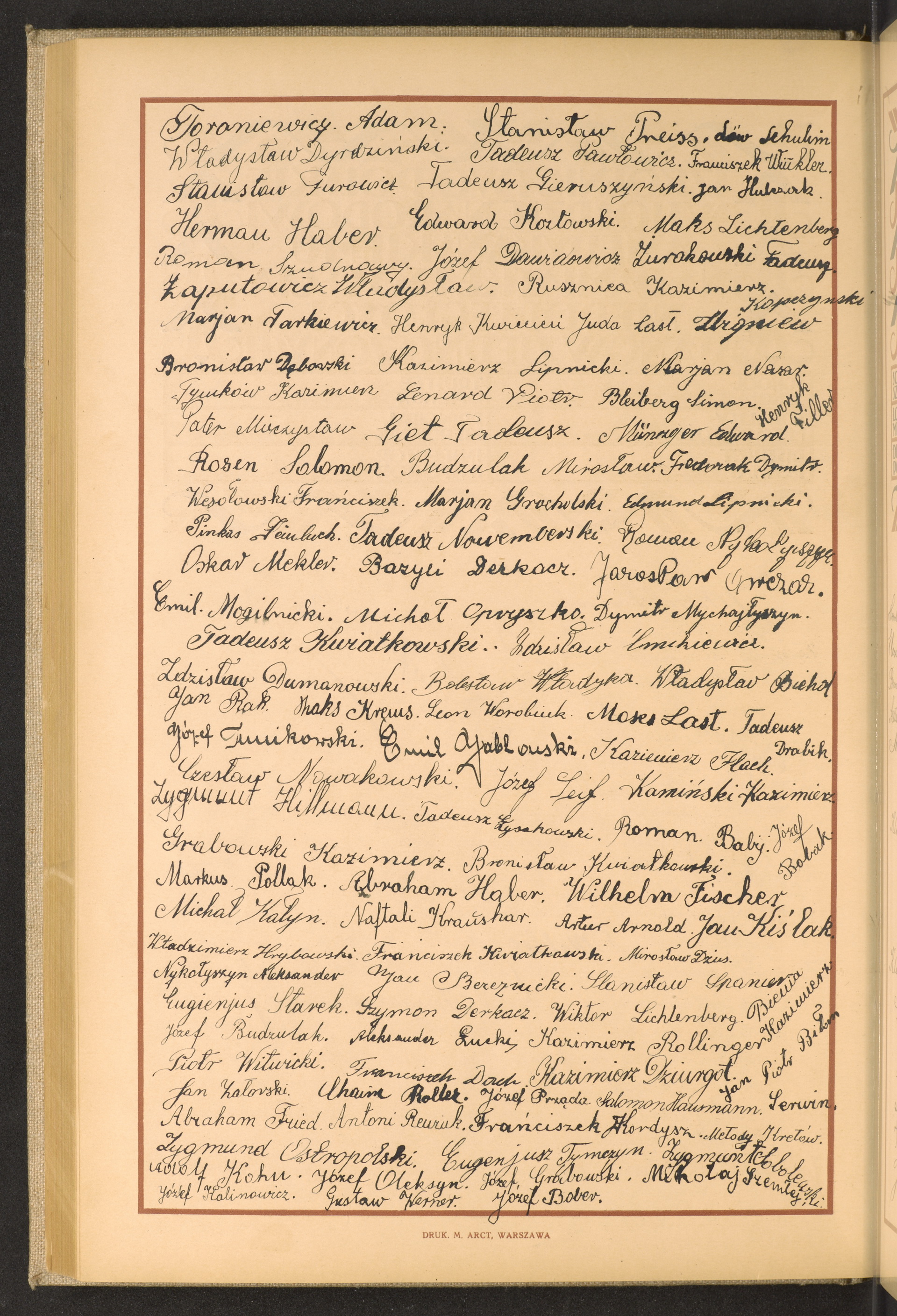 Podpis Antoni Rewiuk na stronie nr 172 w tomie nr 77