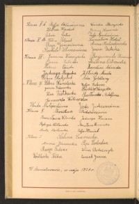 Podpis Karolina Adamska na stronie nr 174 w tomie nr 77