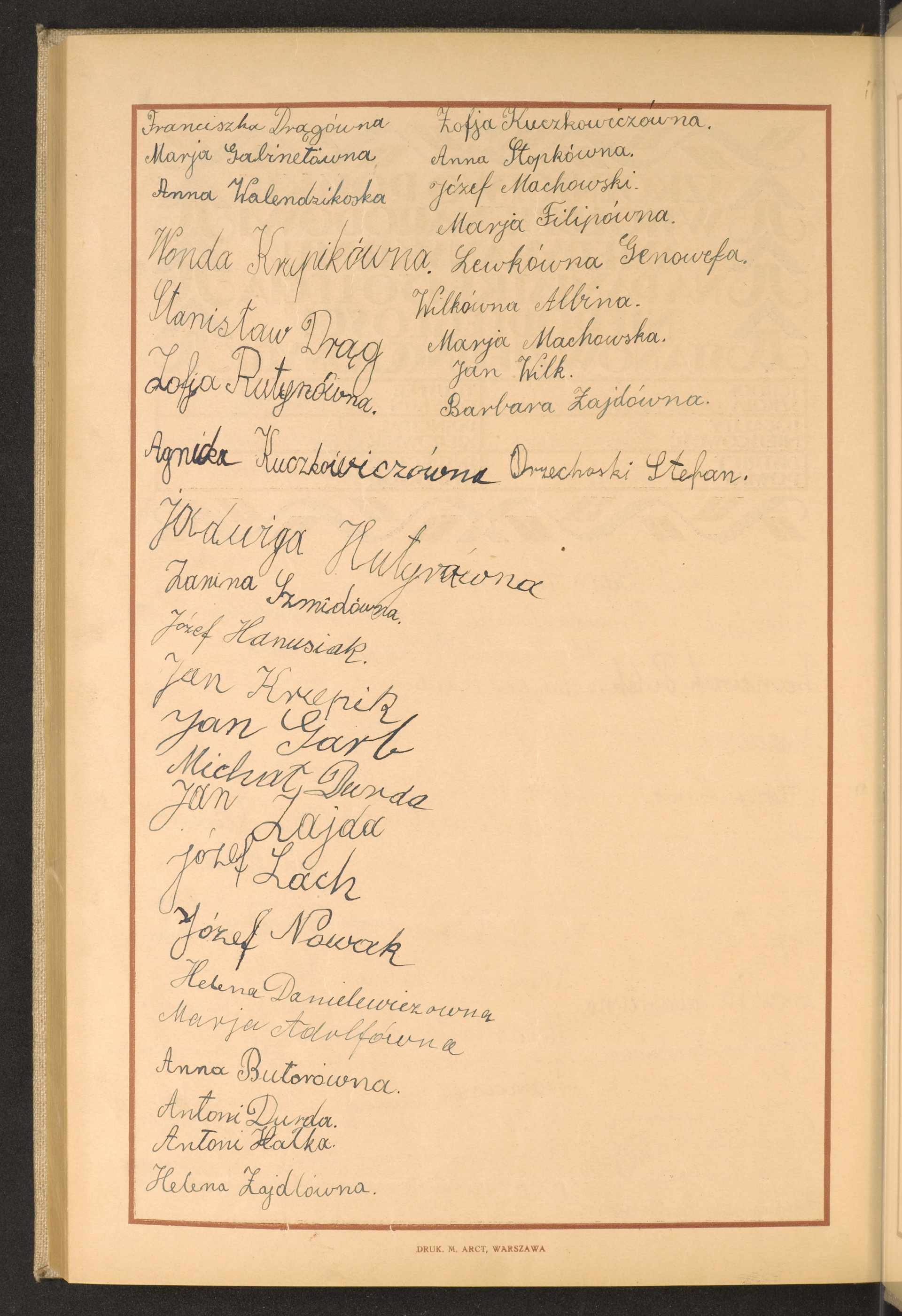 Podpis Stefan Orzechowski na stronie nr 280 w tomie nr 77