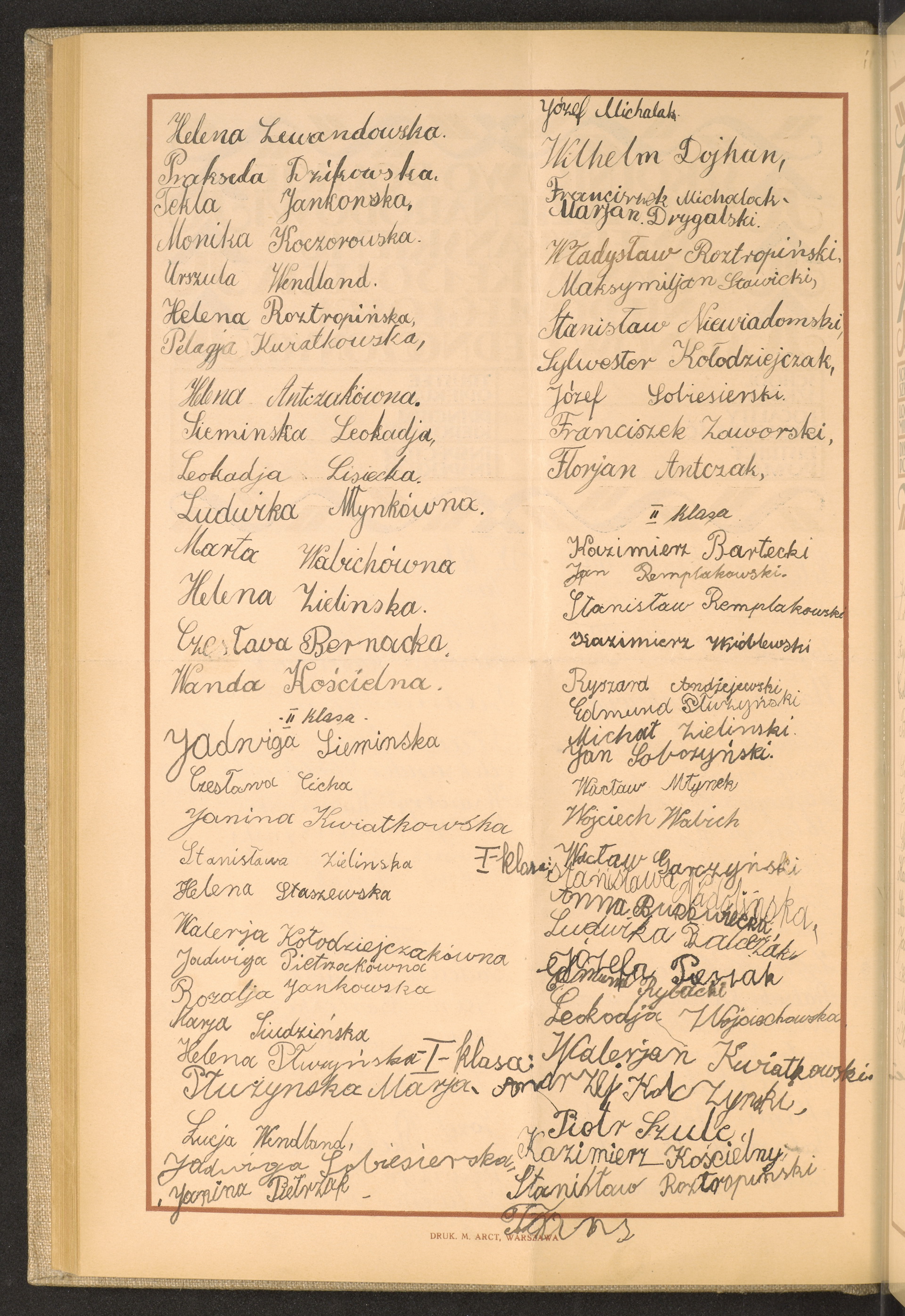 Podpis Kazimierz Wróblewski na stronie nr 119 w tomie nr 78