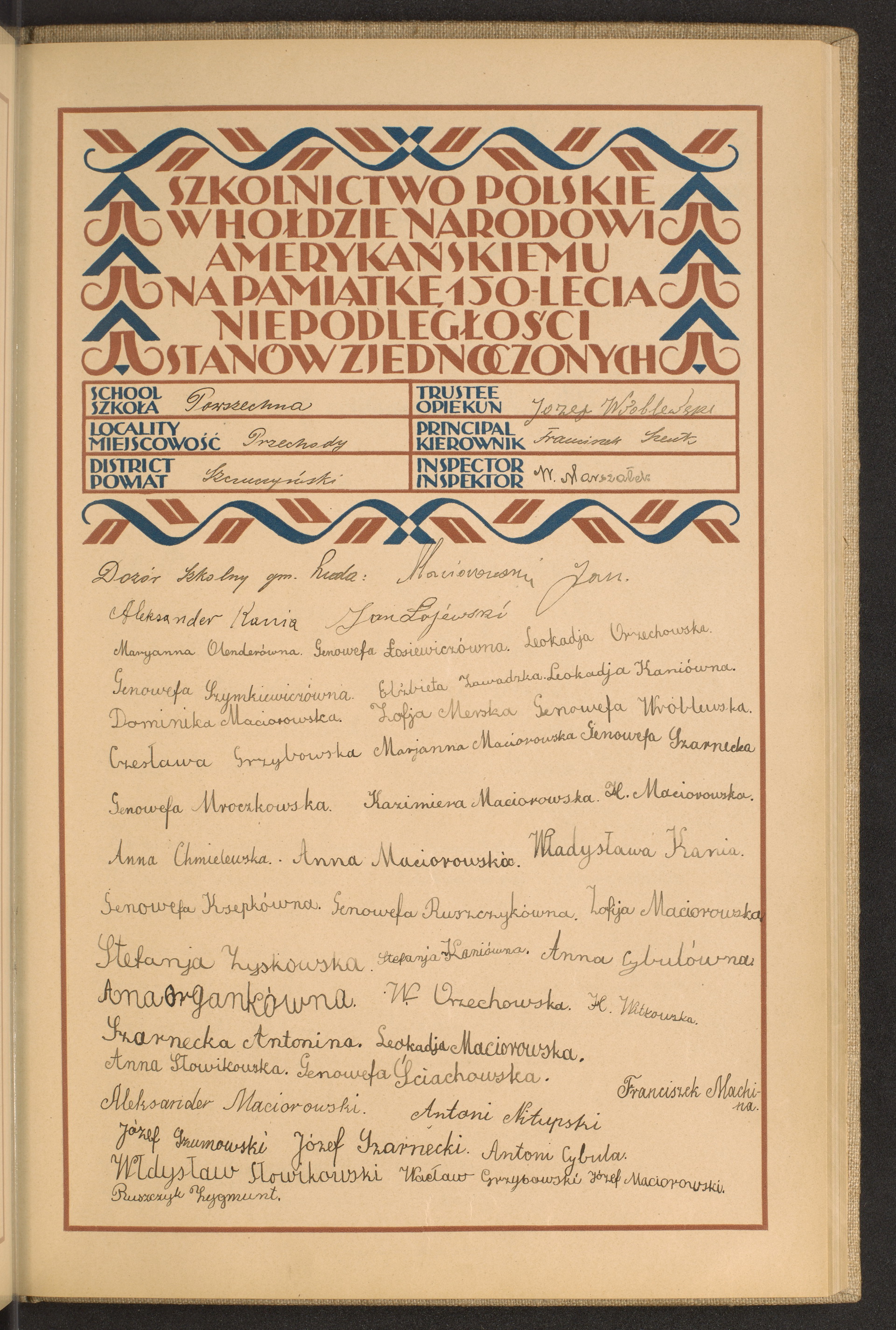 Podpis Zygmunt Ruszczyk na stronie nr 157 w tomie nr 79