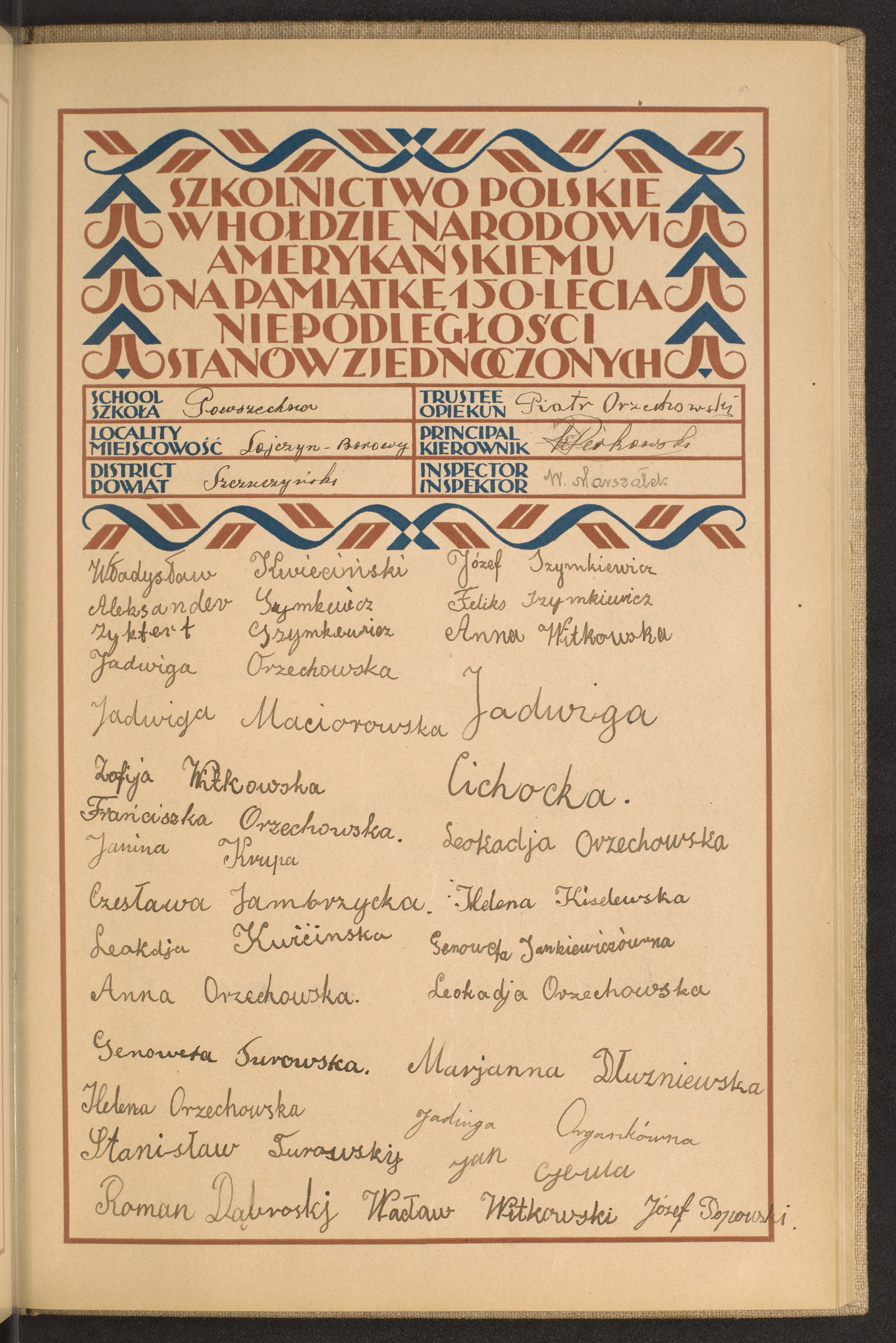 Podpis Piotr Orzechowski na stronie nr 161 w tomie nr 79