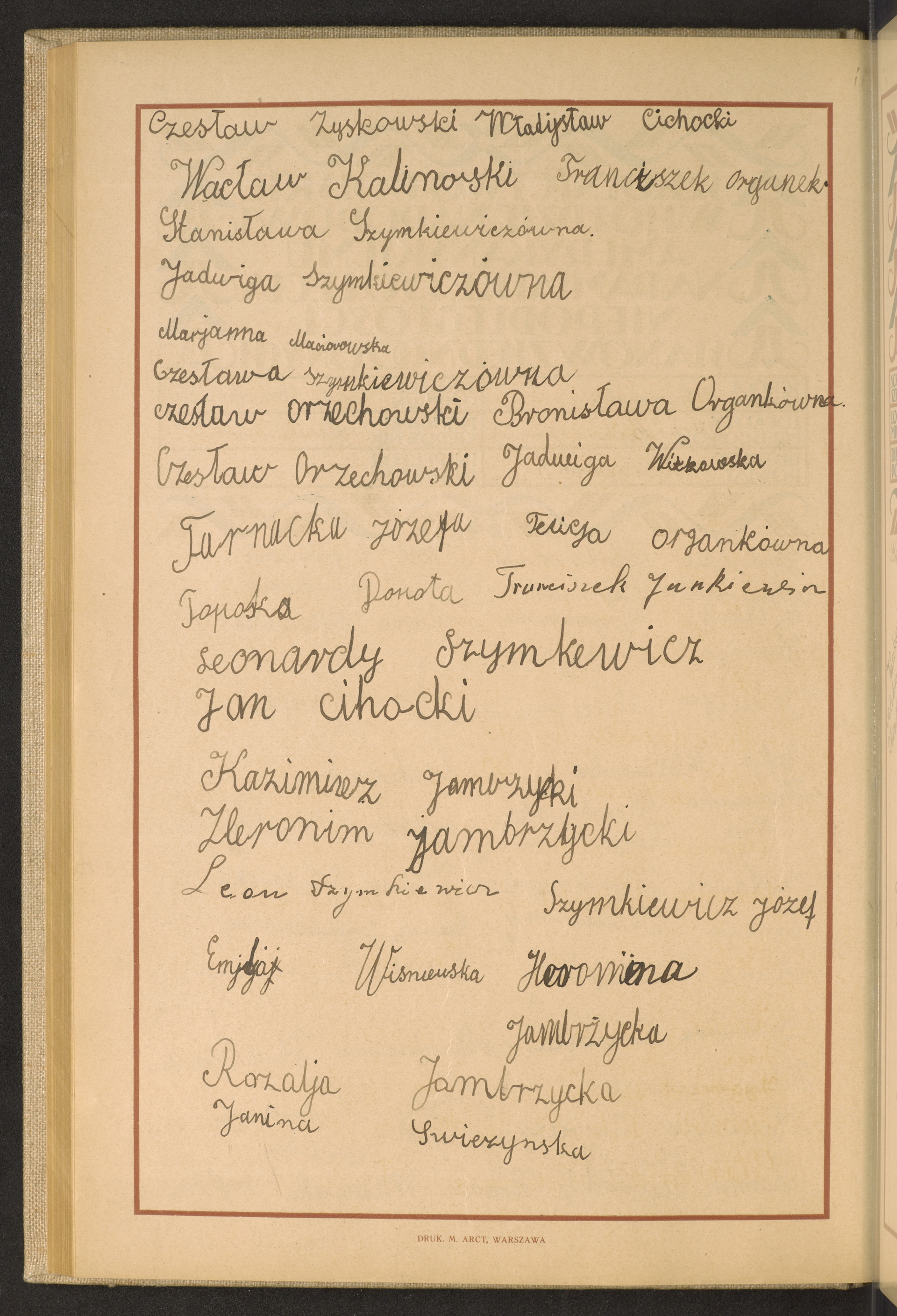 Podpis Czesław Zyskowski na stronie nr 162 w tomie nr 79