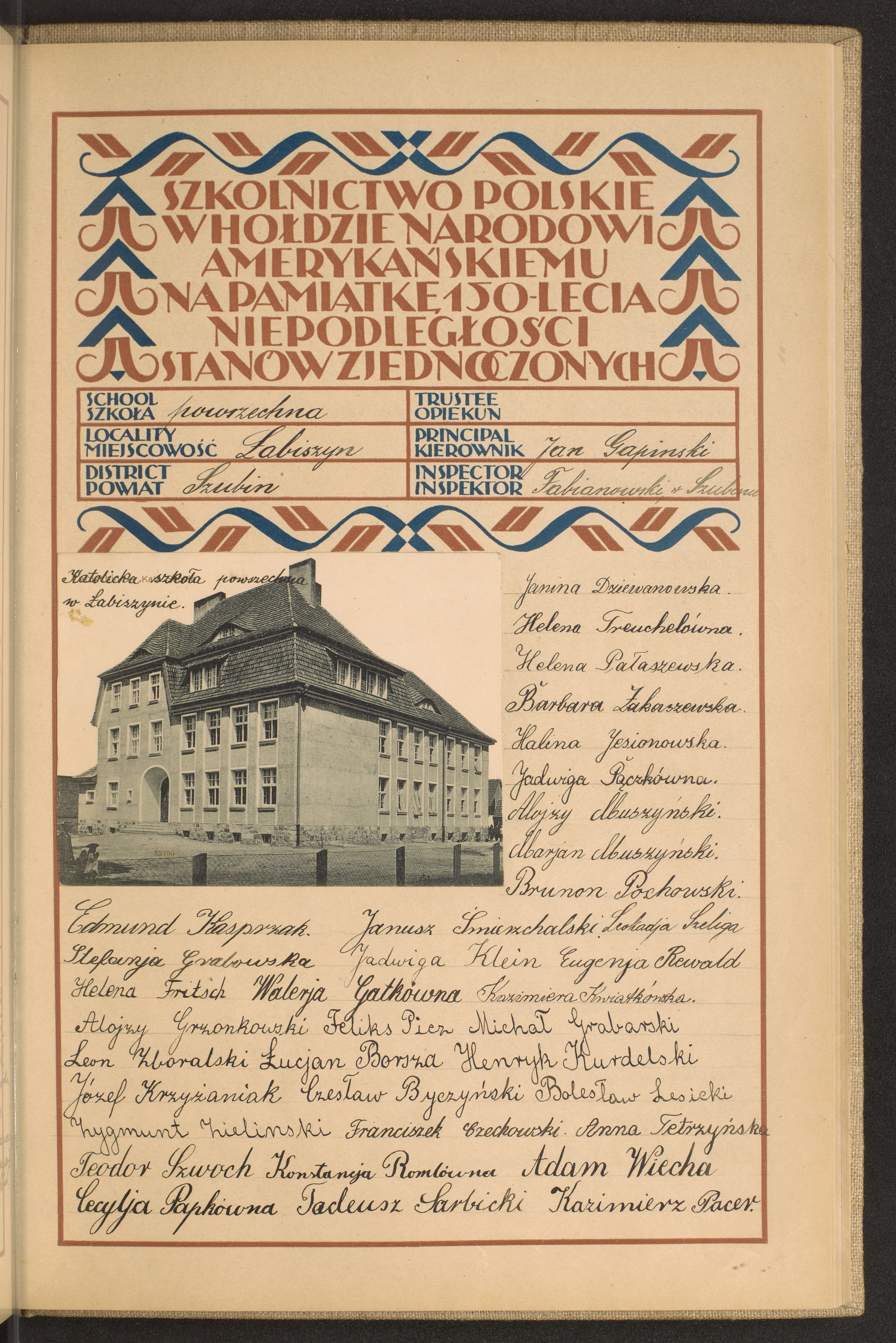 Podpis Jan Gapiński na stronie nr 189 w tomie nr 79