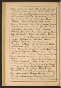 Podpis M. Andrysiewicz na stronie nr 190 w tomie nr 79