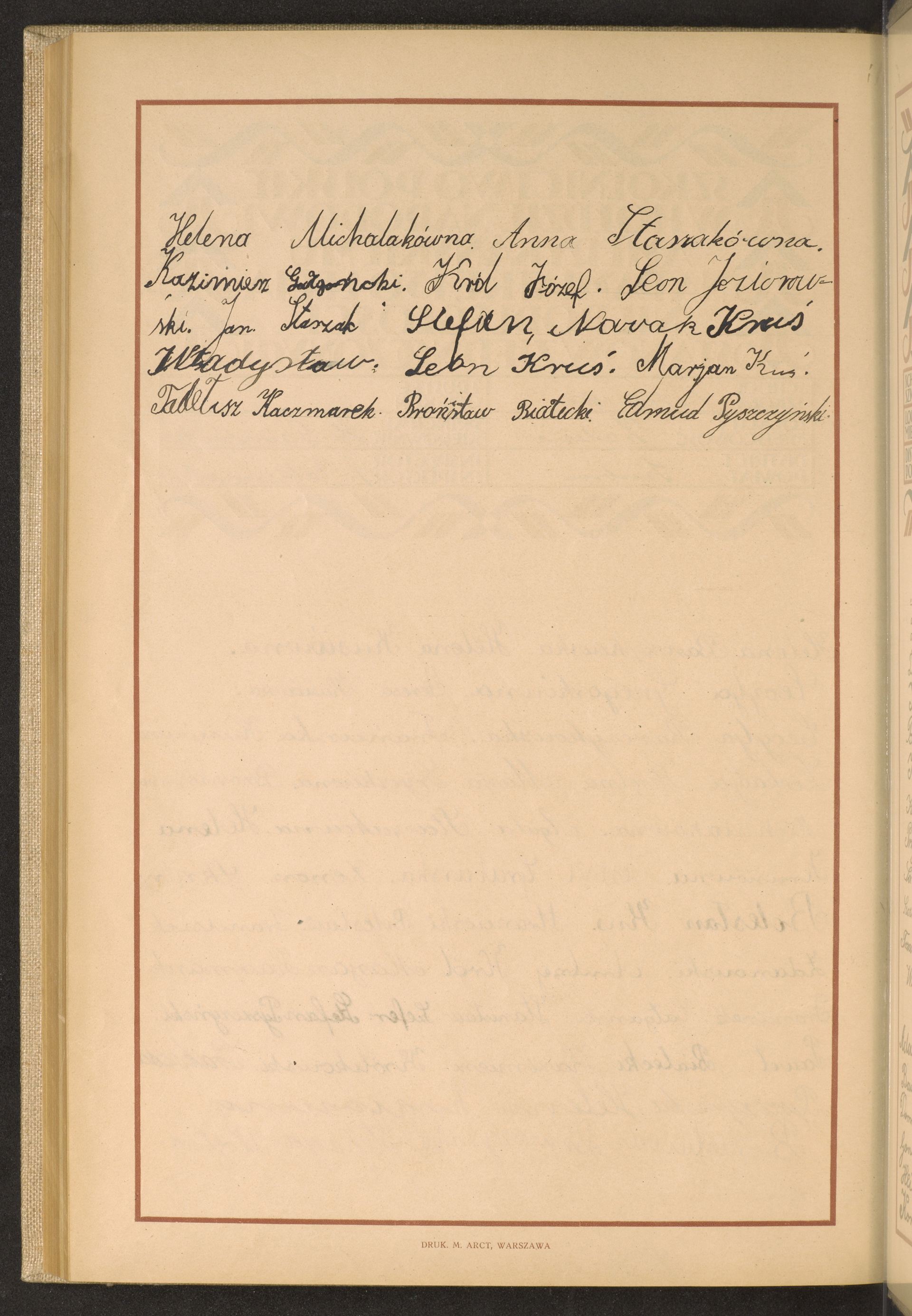 Podpis Helena Michalak na stronie nr 278 w tomie nr 79