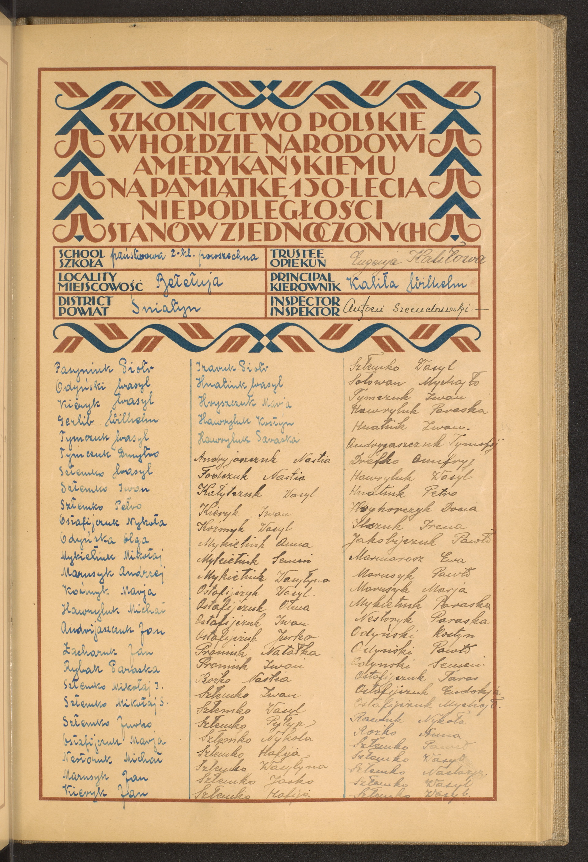 Podpis Eugenia Kalita na stronie nr 91 w tomie nr 80