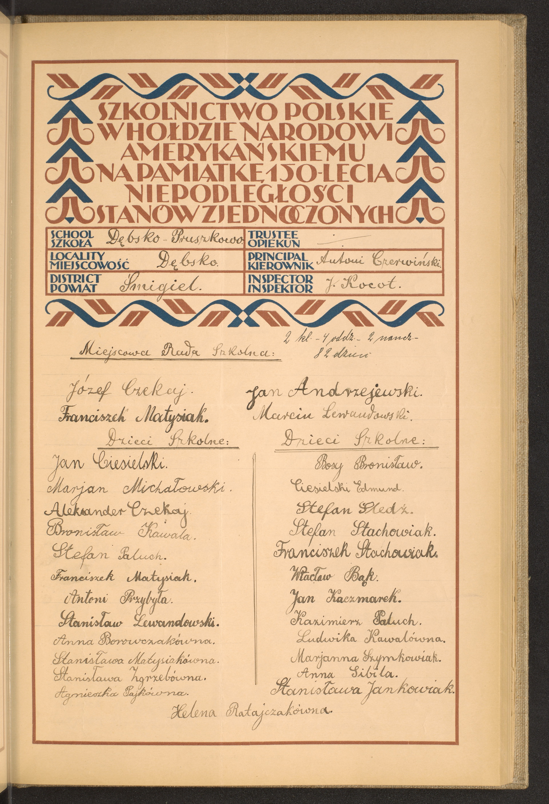 Podpis Antoni Czerwiński na stronie nr 119 w tomie nr 80