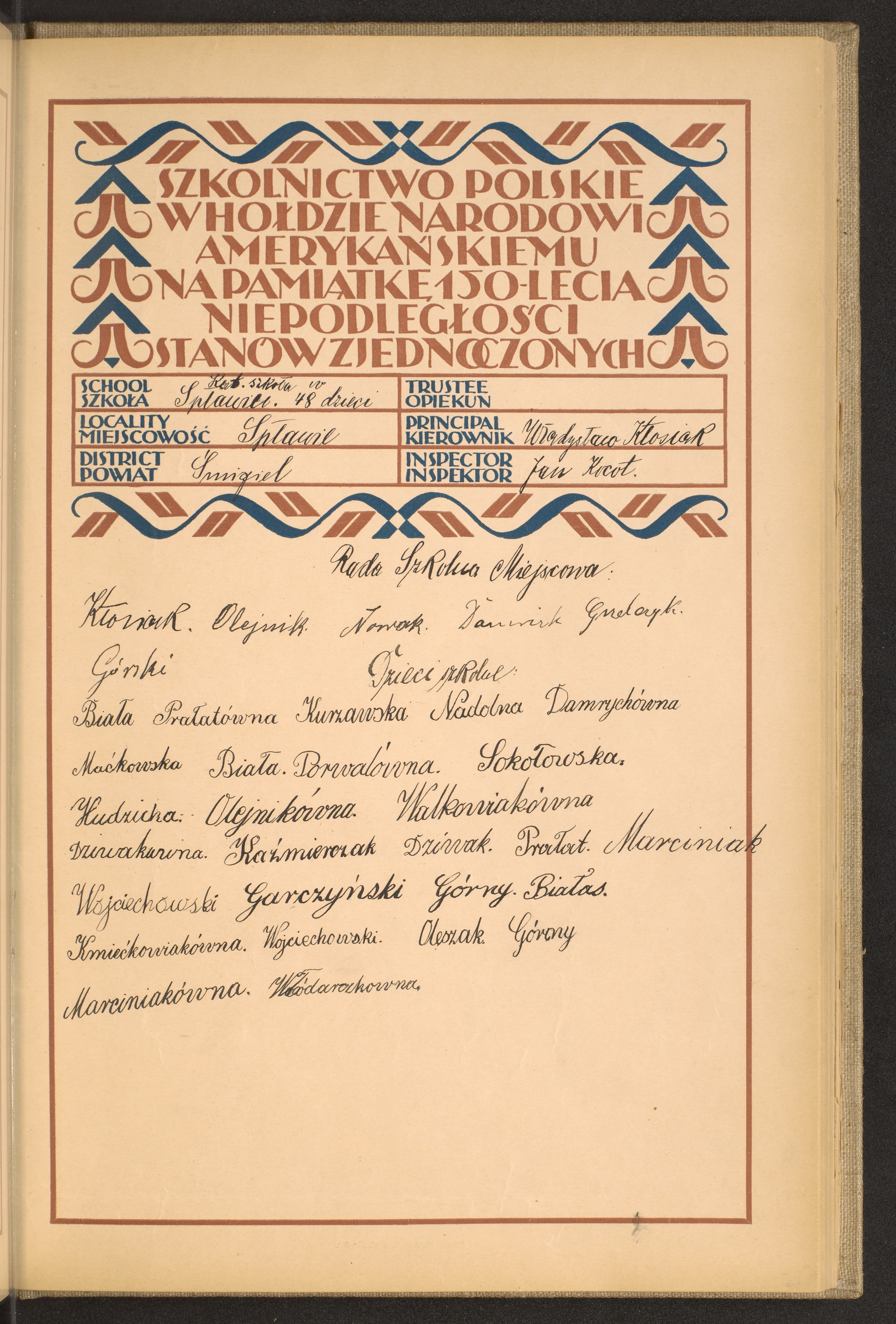 Podpis  Włódarczak na stronie nr 177 w tomie nr 80