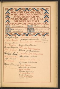 Podpis Franciszka Banke na stronie nr 189 w tomie nr 80