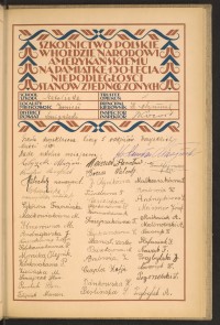 Podpis W. Ambroża na stronie nr 203 w tomie nr 80