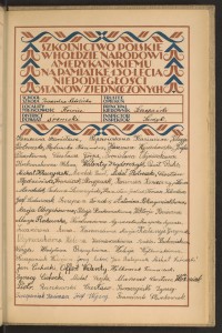 Podpis Władysława Bączyk na stronie nr 239 w tomie nr 80