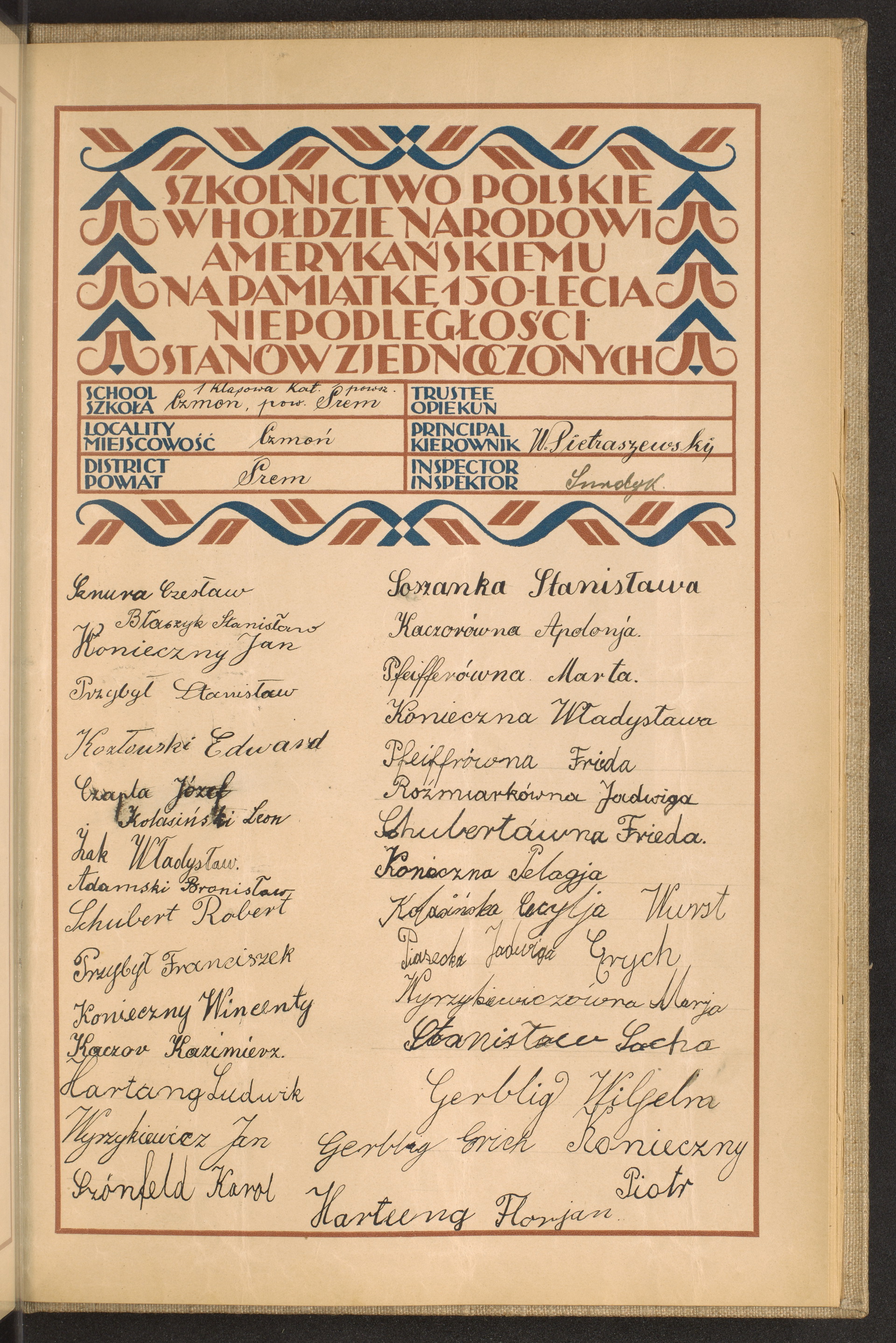 Podpis Florian Hartung na stronie nr 249 w tomie nr 80