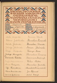 Podpis Leonarda Dębska na stronie nr 97 w tomie nr 81