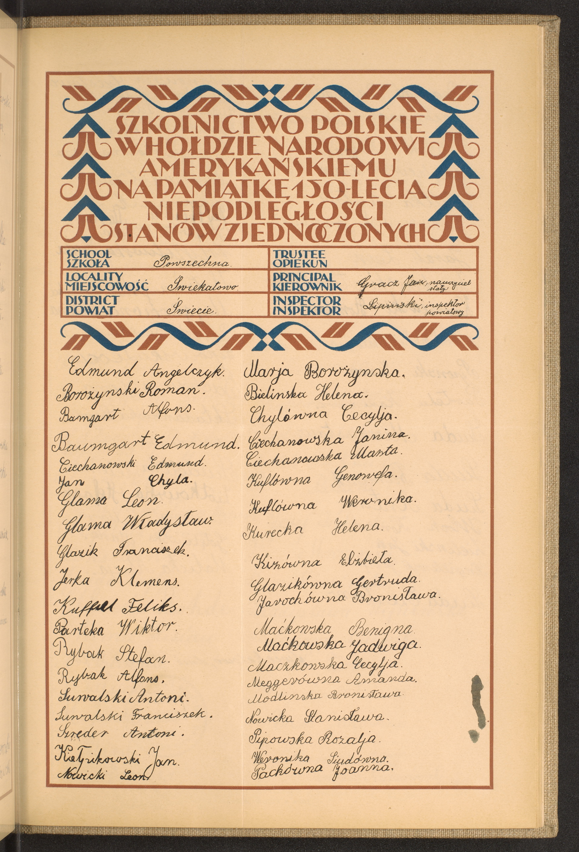 Podpis Jan Gracz  na stronie nr 237 w tomie nr 81