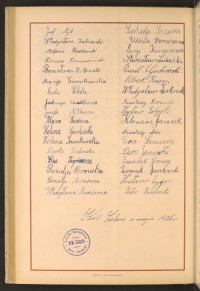 Podpis Marta Babińska na stronie nr 254 w tomie nr 81