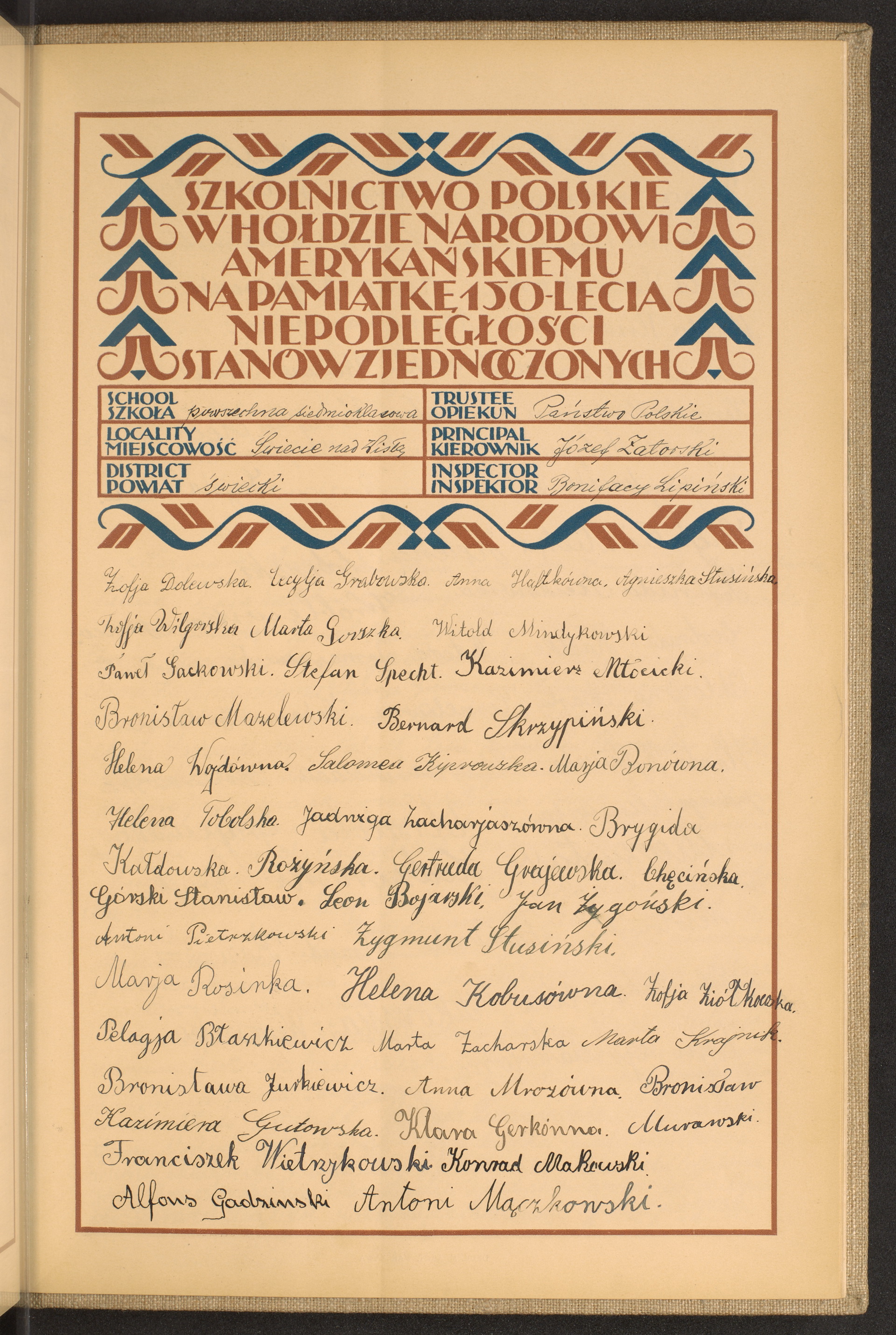 Podpis Antoni Mączkowski na stronie nr 267 w tomie nr 81