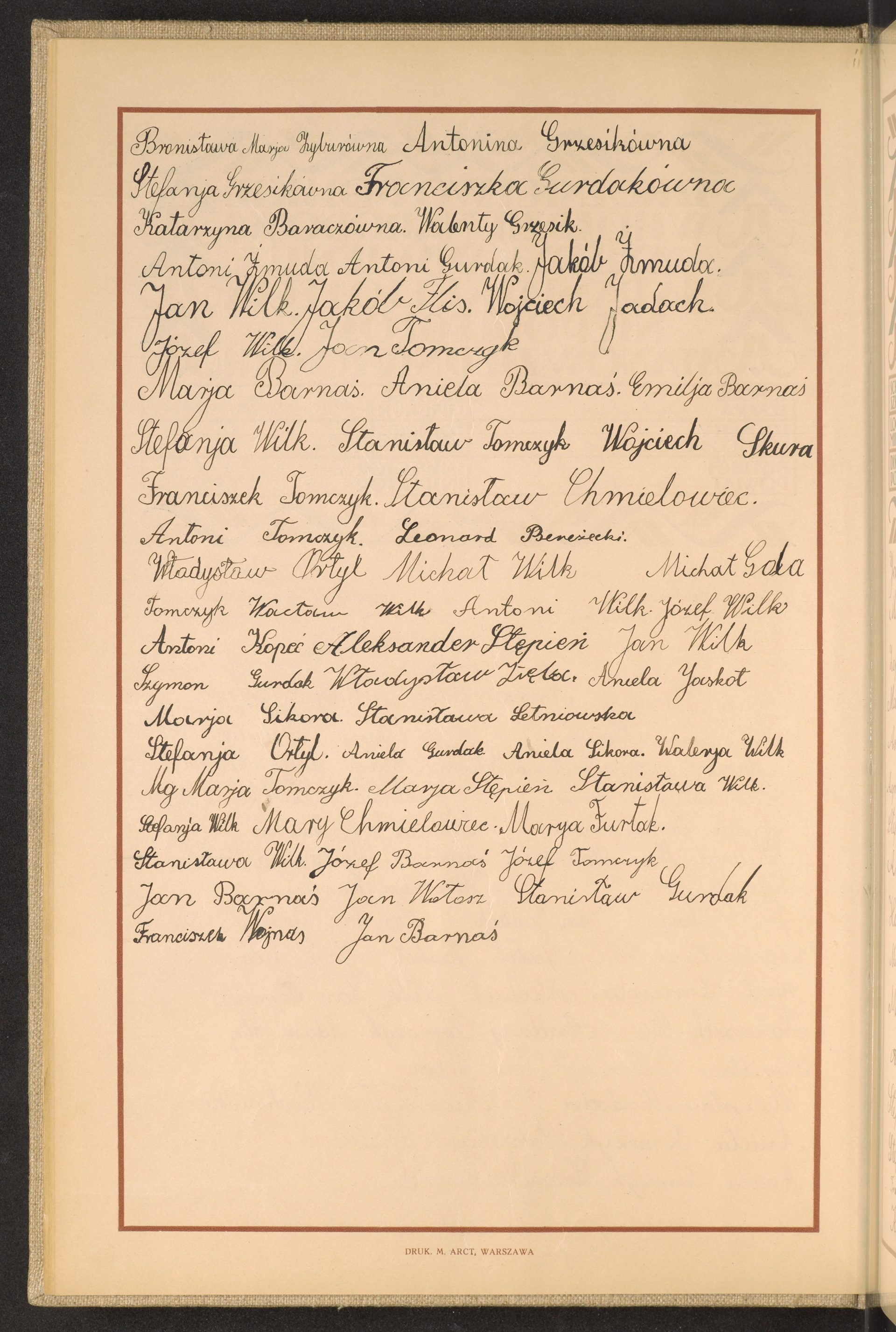 Podpis Antoni Kopeć na stronie nr 26 w tomie nr 82