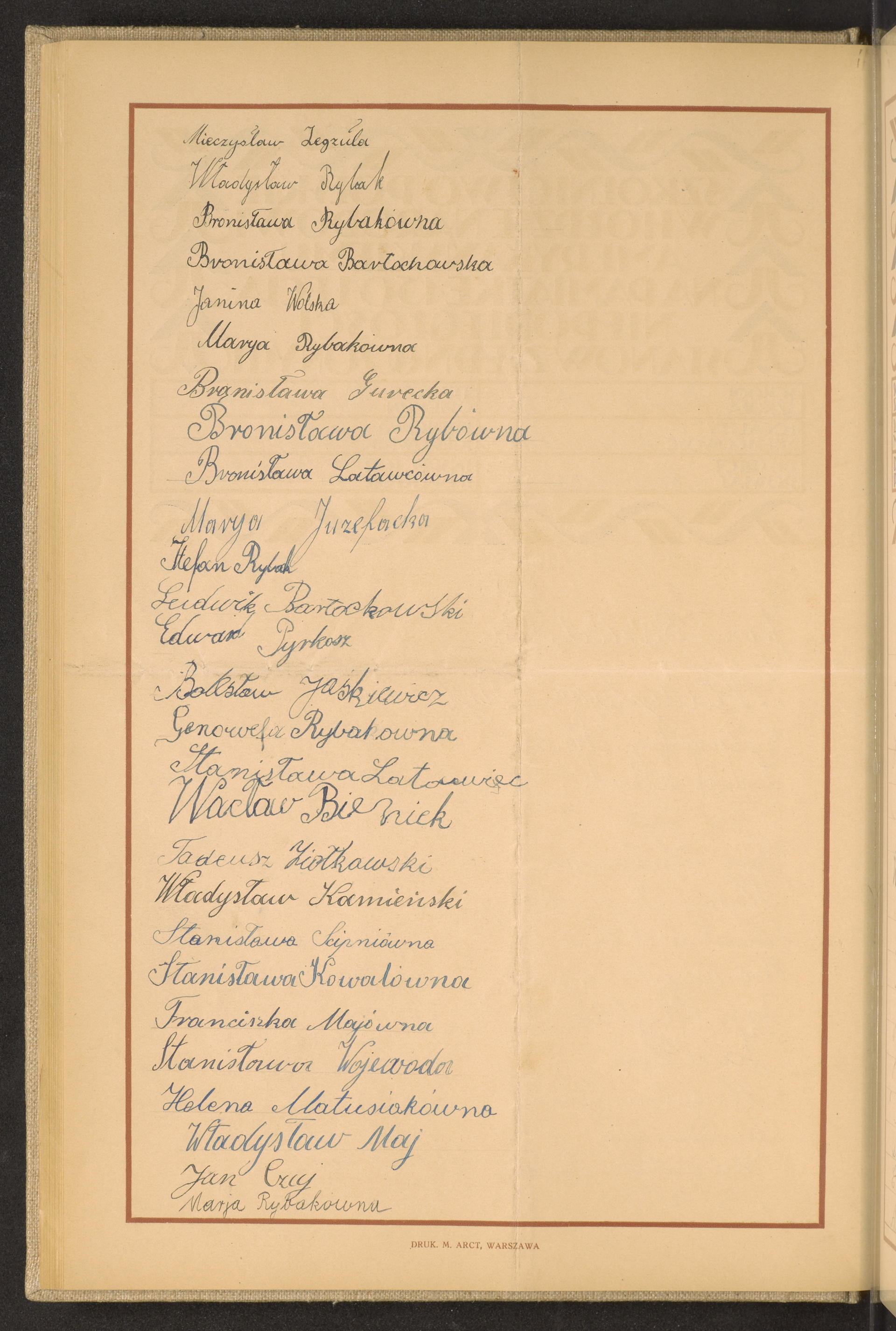 Podpis Bolesław Jaśkiewicz na stronie nr 92 w tomie nr 82