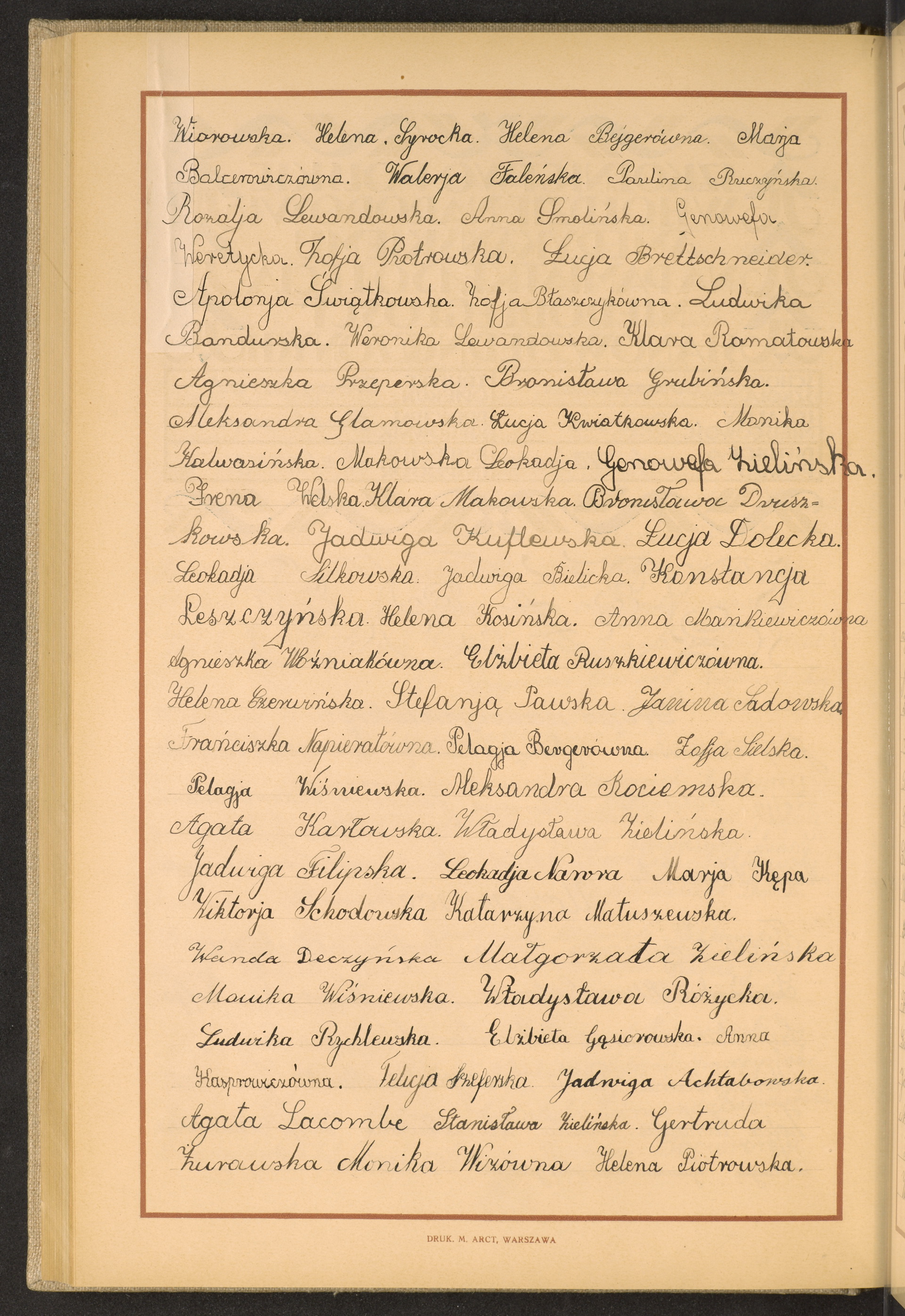 Podpis Helena Piotrowska na stronie nr 178 w tomie nr 82