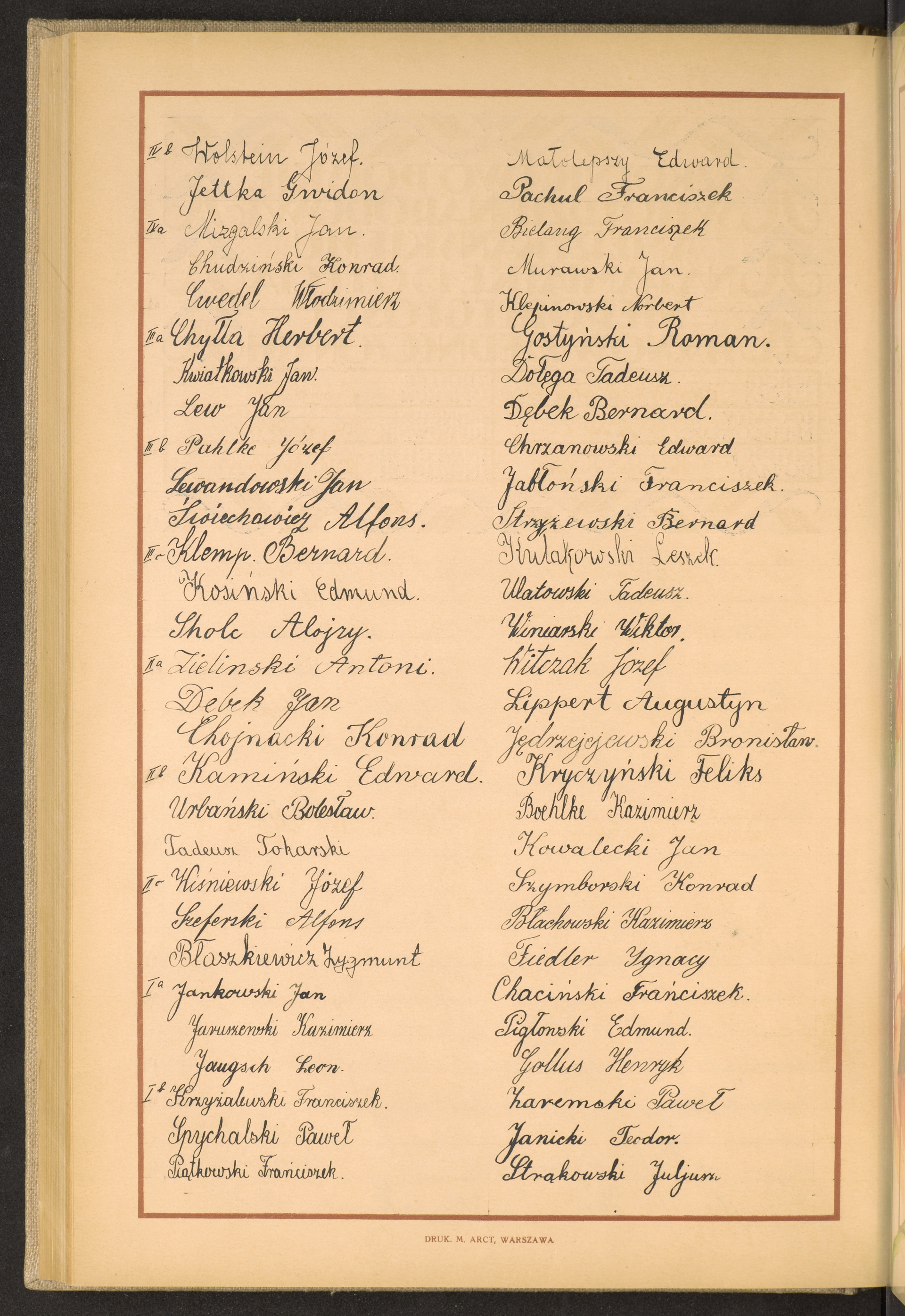 Podpis Tadeusz Ulatowski na stronie nr 184 w tomie nr 82