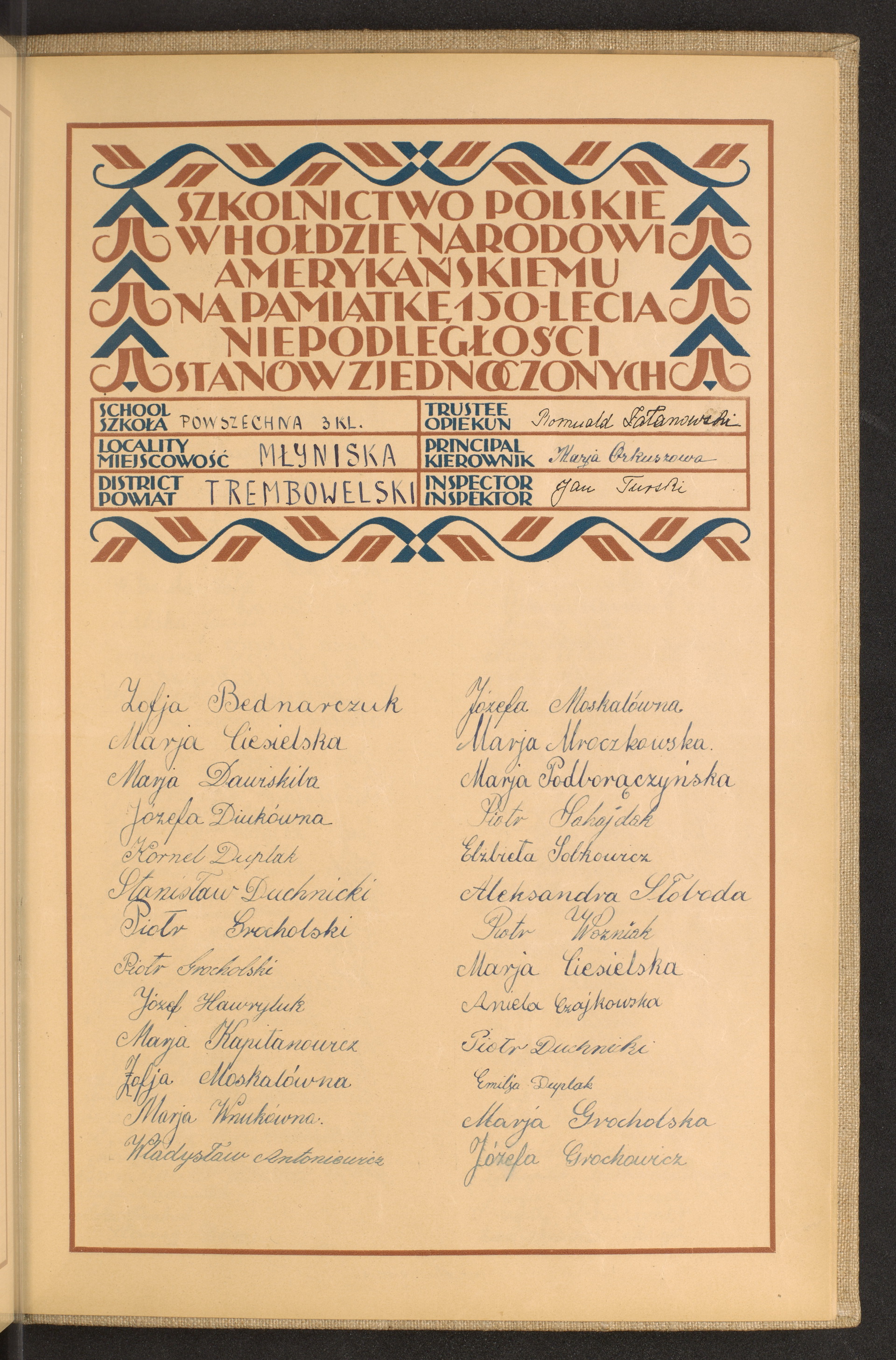 Podpis Piotr Grocholski na stronie nr 263 w tomie nr 82