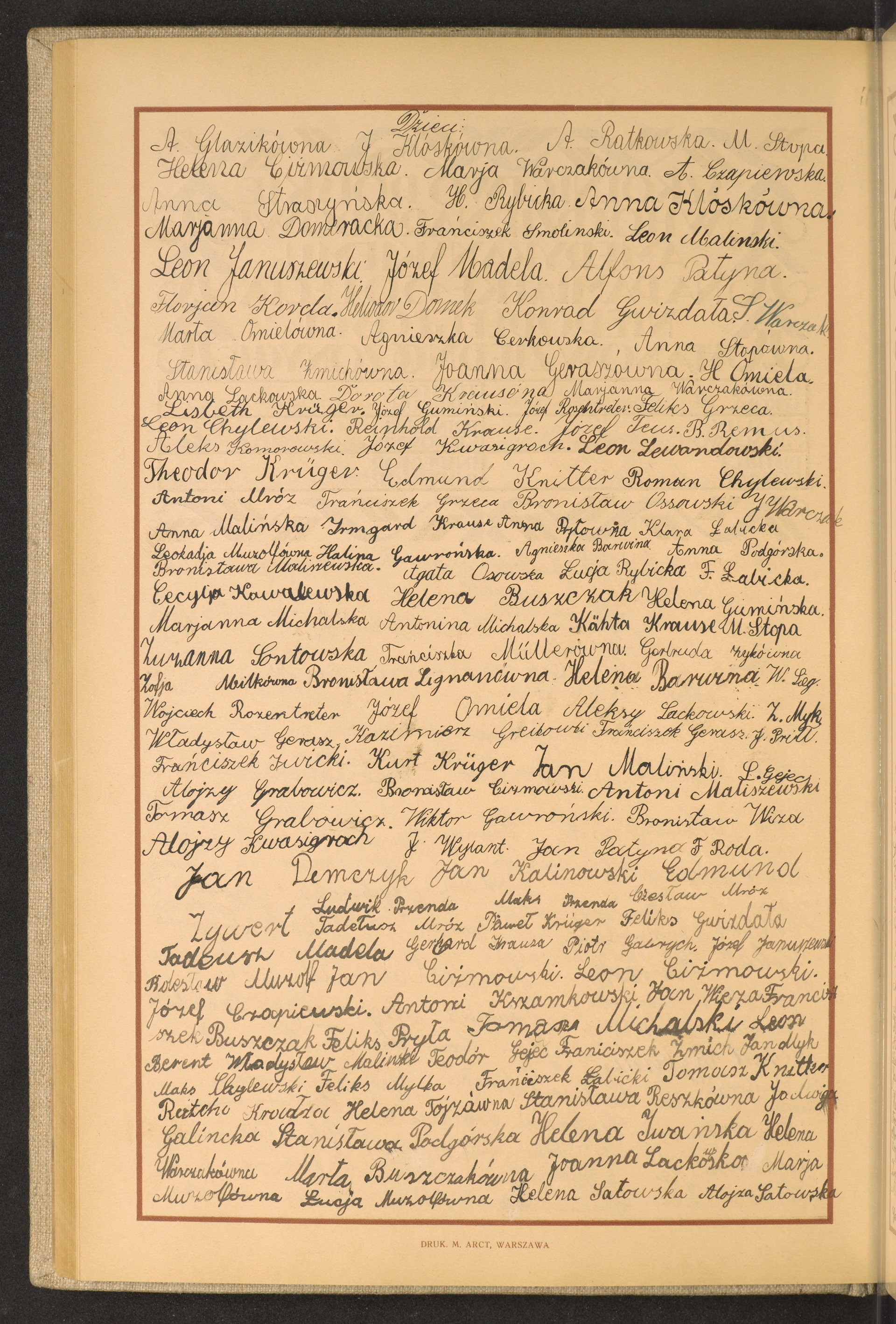 Podpis Leon Berent na stronie nr 100 w tomie nr 83