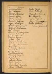 Podpis Bronisława Beyger na stronie nr 284 w tomie nr 85