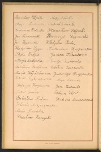 Podpis Maria Jóźwicka na stronie nr 32 w tomie nr 86