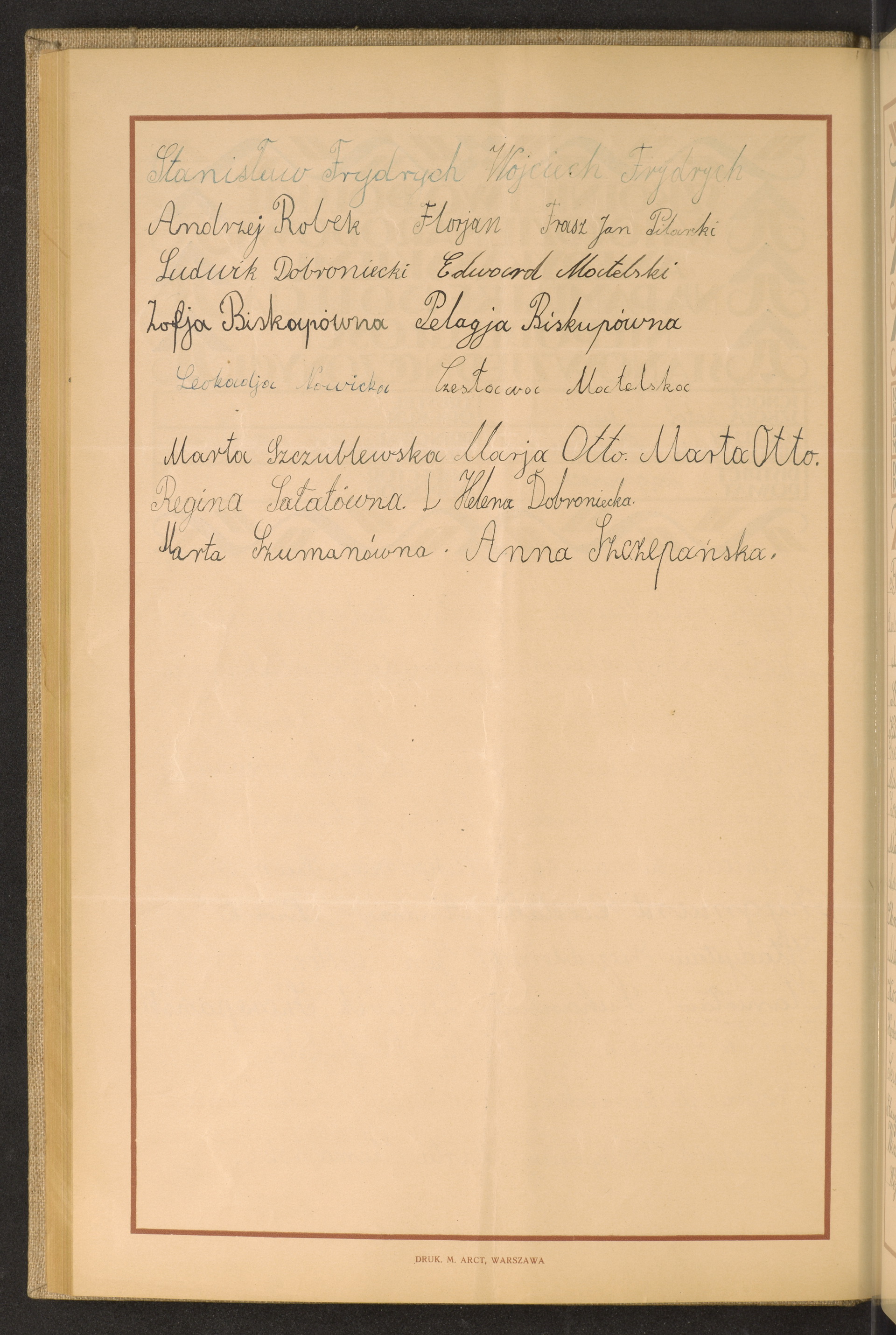 Podpis Anna Szczepańska na stronie nr 126 w tomie nr 86