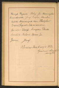 Podpis Mieczysław Grabowski na stronie nr 142 w tomie nr 86