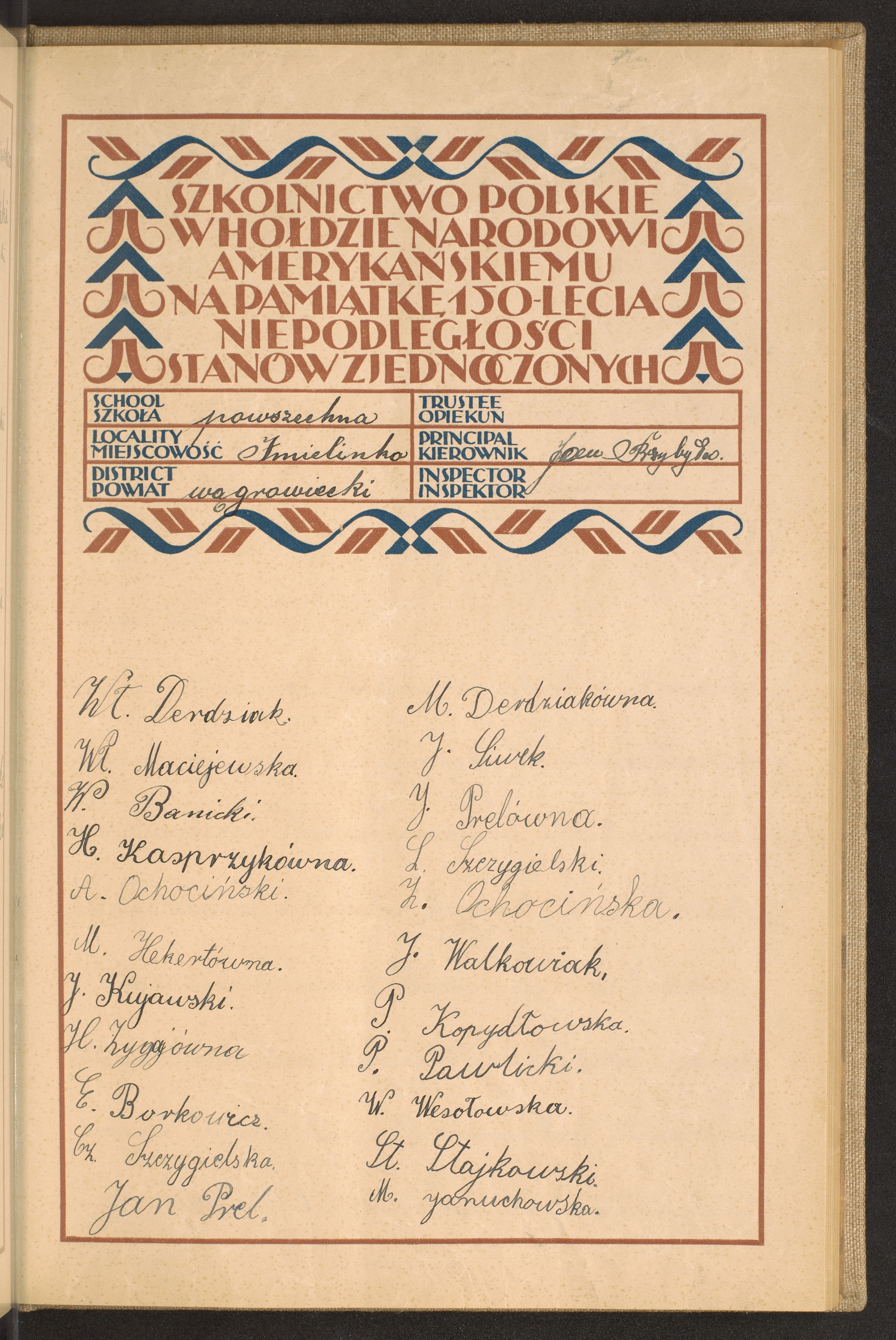 Podpis Jan Przybyła na stronie nr 201 w tomie nr 86