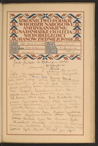 Podpis Irena Chodyńska na stronie nr 123 w tomie nr 87