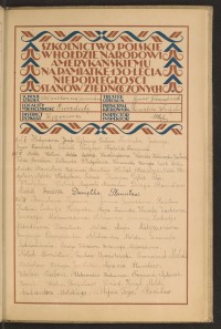 Podpis Wacław  Białousz na stronie nr 147 w tomie nr 87