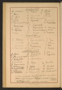 Podpis W. Banaszek na stronie nr 186 w tomie nr 87