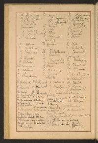 Podpis H. Bartnicka na stronie nr 190 w tomie nr 87