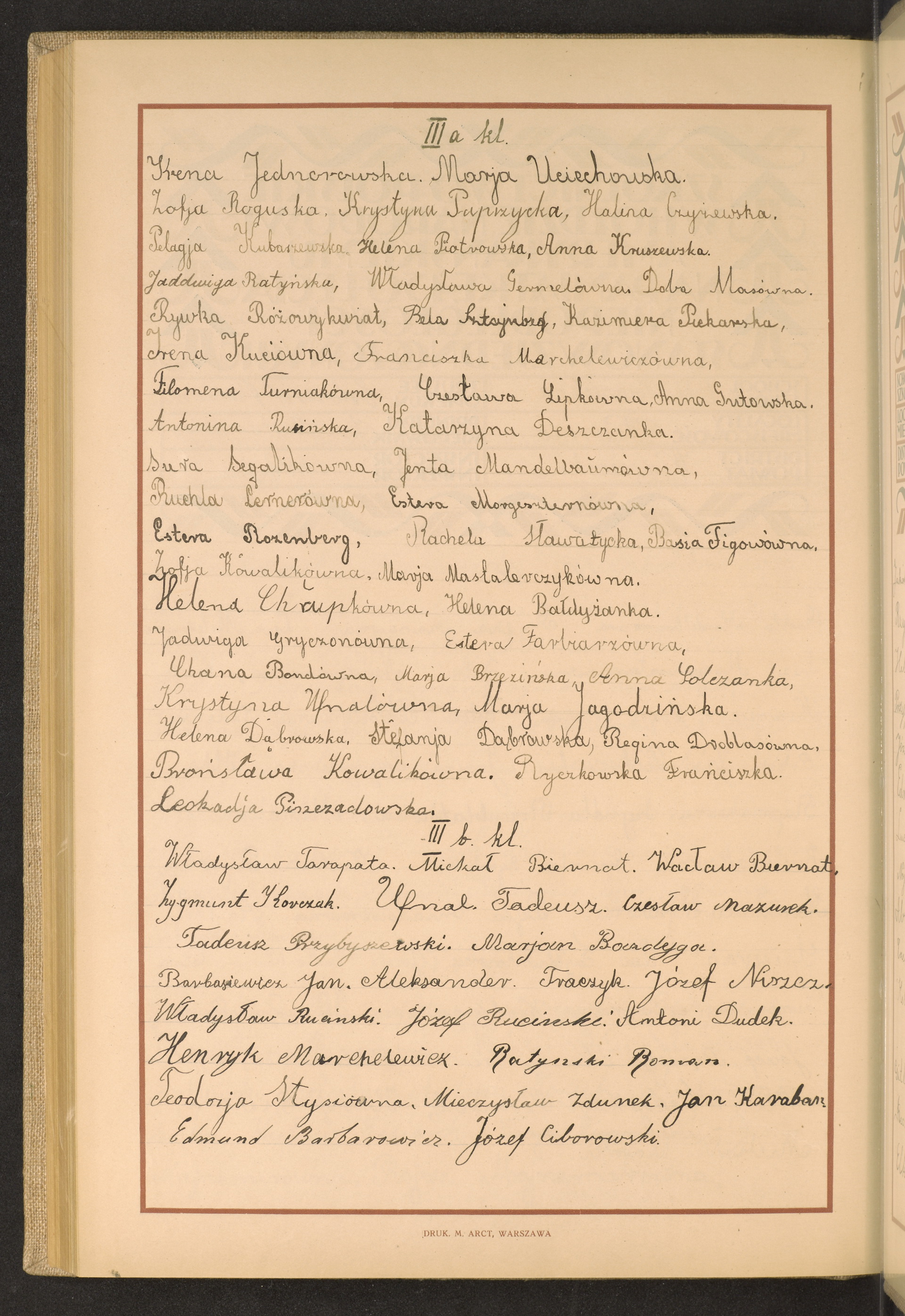 Podpis Franciszka Marchelewicz na stronie nr 278 w tomie nr 87