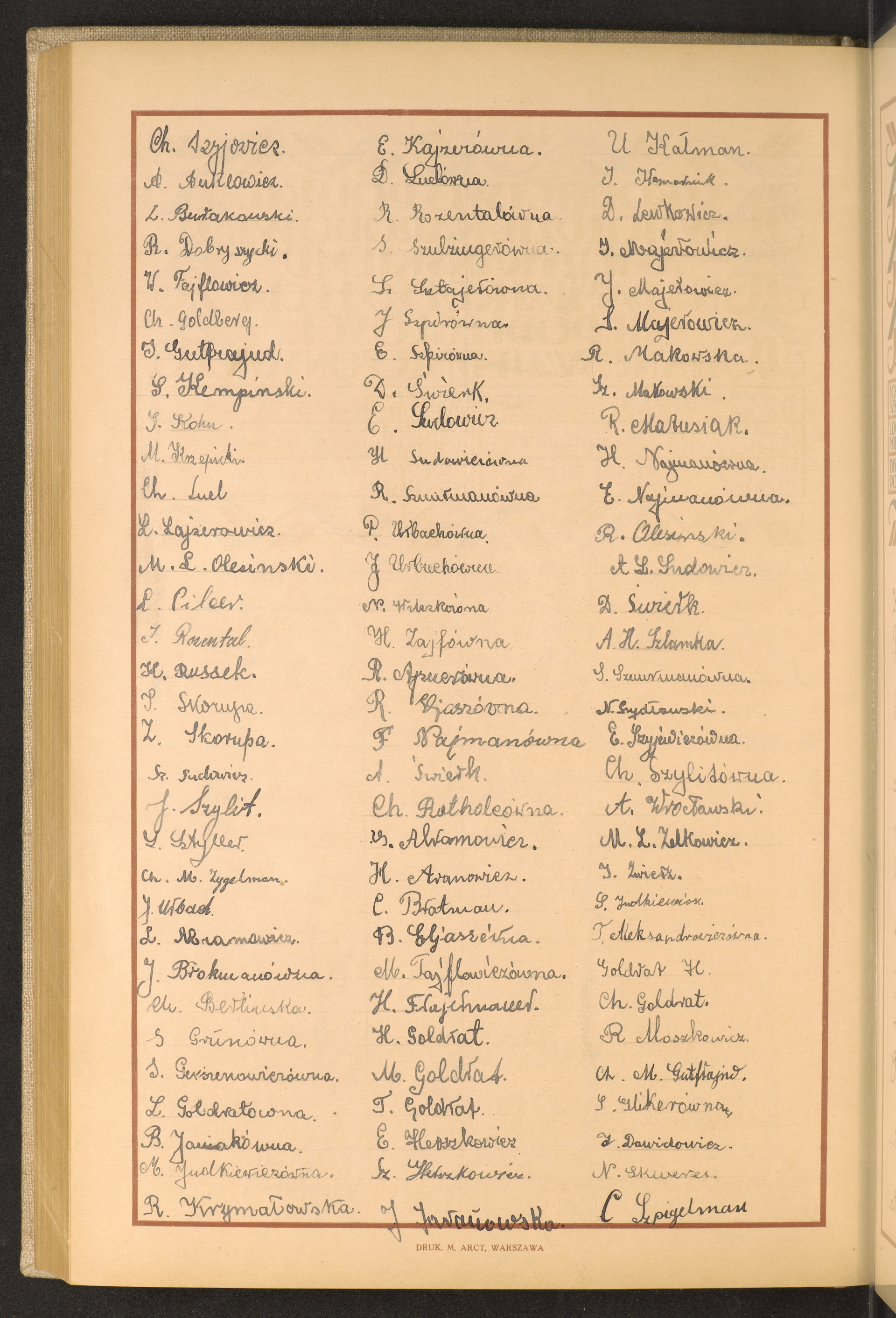 Podpis L. Burakowski na stronie nr 228 w tomie nr 88