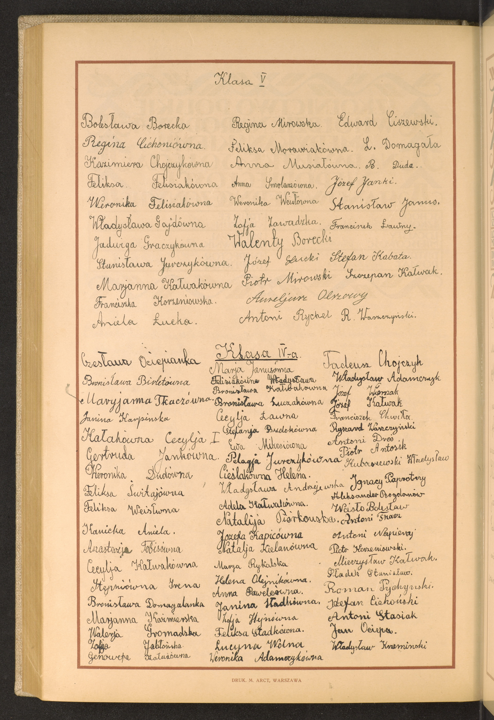 Podpis Antoni Rychel na stronie nr 242 w tomie nr 88